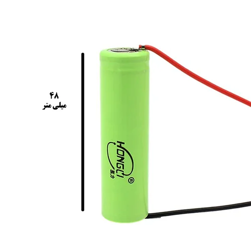 باتری اسپیکر شارژی 3.7 ولت 600 میلی آمپر سایز قلمی 14500