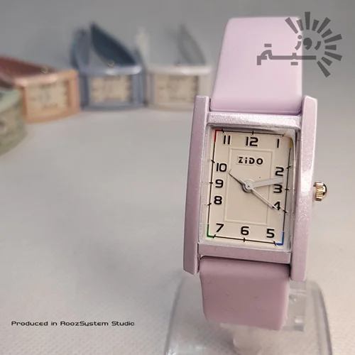 ساعت مچی پاستیلی دخترانه زیدو ZIDO بند سیلیکونی