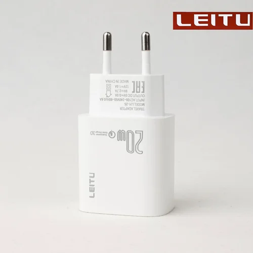 شارژر دیواری لیتو مدل LH-25 20W به همراه کابل تبدیل لایتنینگ/USB-C