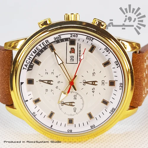 ساعت مچی بند چرمی مردانه برند پاسبرد مدل:  K13450