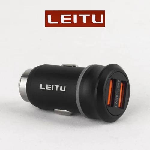 شارژر فندکی لیتو مدل C2 LIGHTNING به همراه کابل تبدیل لایتنینگ