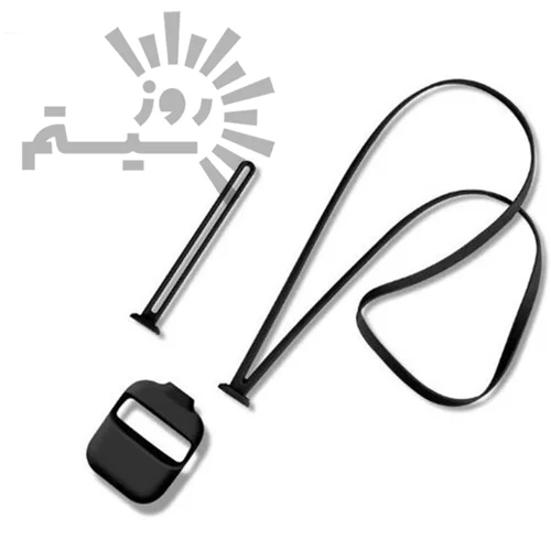 کیس کپسولی سیلیکونی نرم ایرپاد با ست تسمه ای