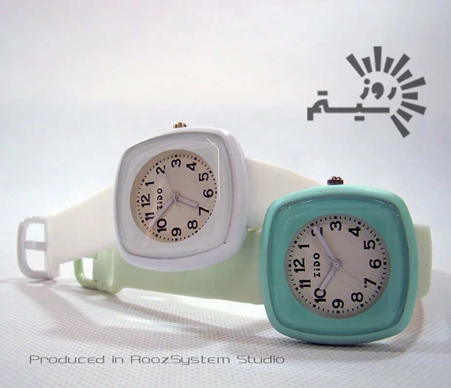 ساعت پاستیلی صفحه مربع زیدو ZIDO