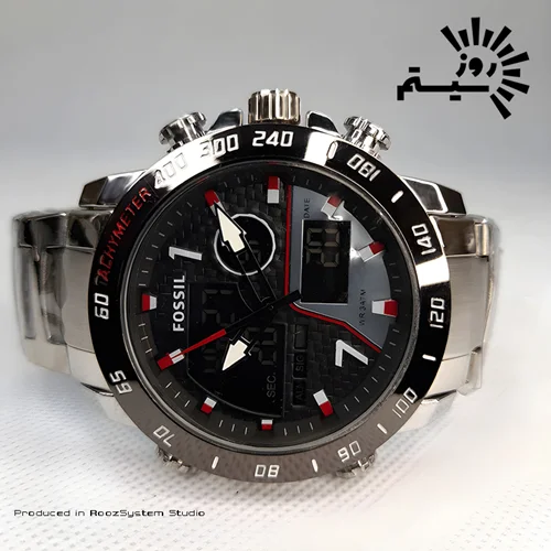 ساعت مردانه فسیل 2 زمانه مدل UG-8093-1